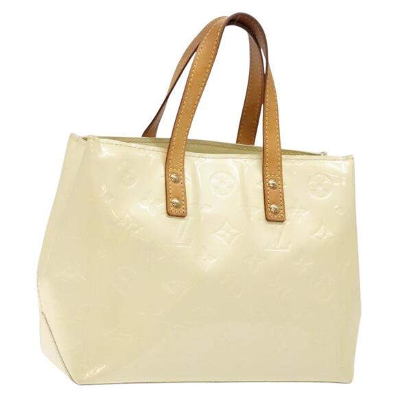 LOUIS VUITTON Monogram Vernis Reade PM Hand Bag Perle M91336 - Picture 1 of 16